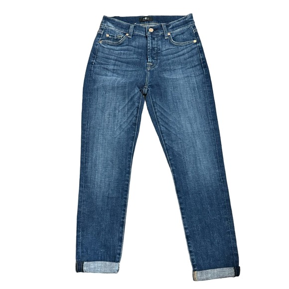 7 For All Mankind Denim - NWT 7 For All Mankind Josefina High Rise Jeans Blue Women's Size 23